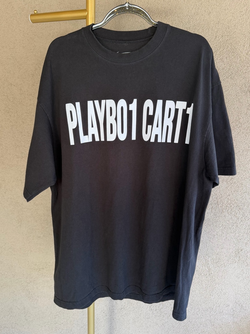 Playboi Carti 2025 Tour Black Oversized Concert Heavyweight T-shirt Authentic